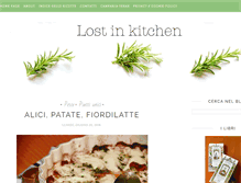 Tablet Screenshot of lostinkitchen.com